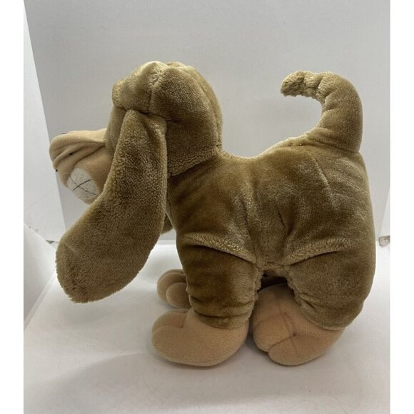 Vintage Tonka 1990 Pooch Patrol Brown Plush Hound Dog Posable Grinning Face Toy - Picture 2 of 6